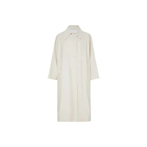 Marisfrolg Тренчкот Женский Белая Цапля