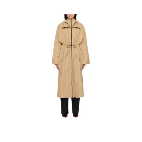 WARDROBE.NYC Тренчкот Женский Светлый Умбра