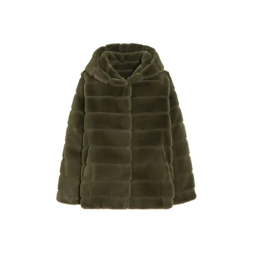 APPARIS FW24 Вельвет Feel Пальто Женское Оливково-зеленый