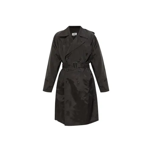 MM6 MAISON MARGIELA SS25 Тренчкот Женский Черный