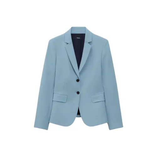 THEORY Бизнес-костюм женский цвет каменный синий