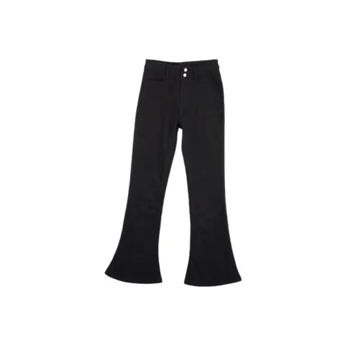 A21 Черные Женские Повседневные Брюки