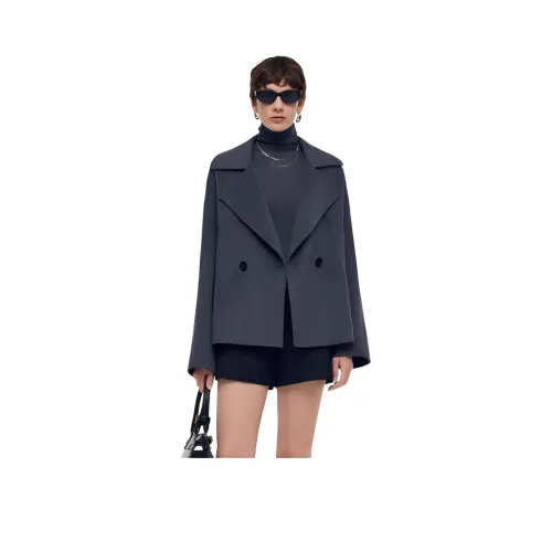 GOELIA Пальто Унисекс Темный Фотиния Серый