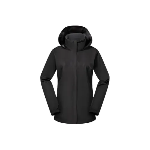 Jack Wolfskin Водонепроницаемый и Ветрозащитный для сохранения тепла Ветровка Женская Европейская версия