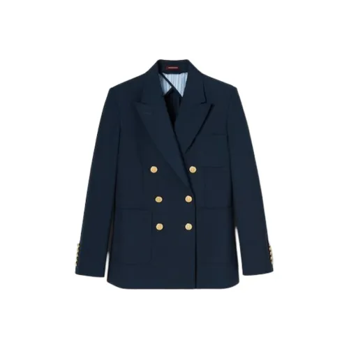 GUCCI Бизнес-костюм пальто женское синий