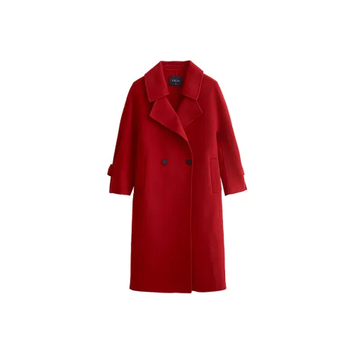 VILAN Пальто Женское Вишня Томат Красный