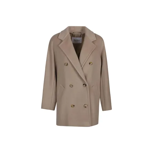 MaxMara Овсяное Женское Пальто