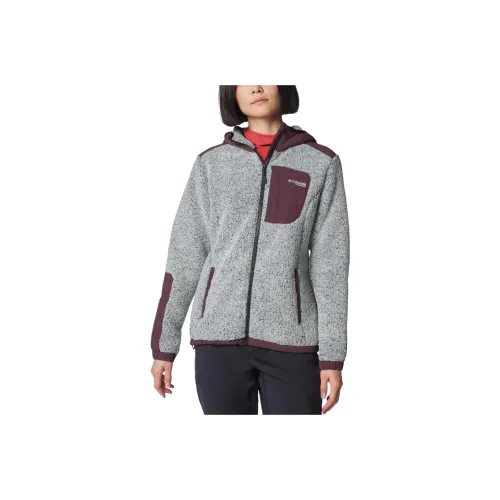 Columbia Arctic С капюшоном Флис Бархат Feel Пальто Женские Серый