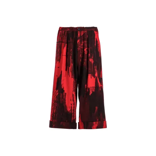 Yohji Yamamoto Red Women's Casual Pants  
Yohji Yamamoto Красные Женские Повседневные Брюки