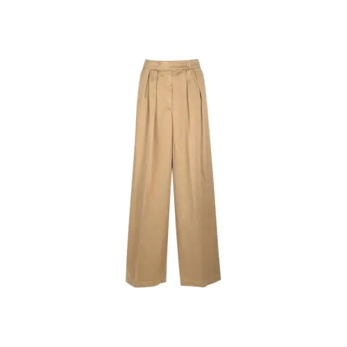 DRIES VAN NOTEN Хаки Женские Повседневные Брюки