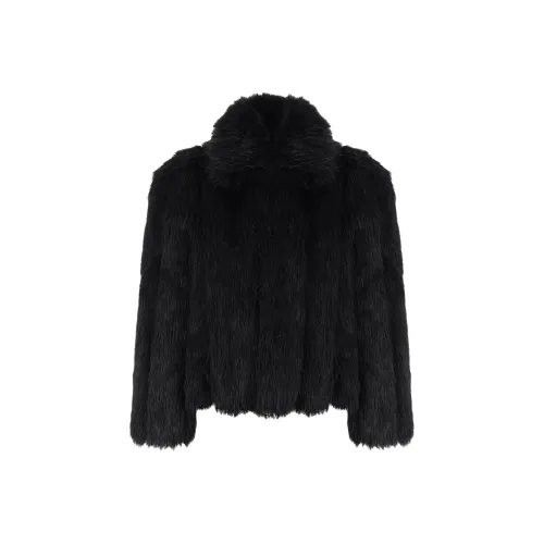 BALENCIAGA Черный Женские меховые изделия