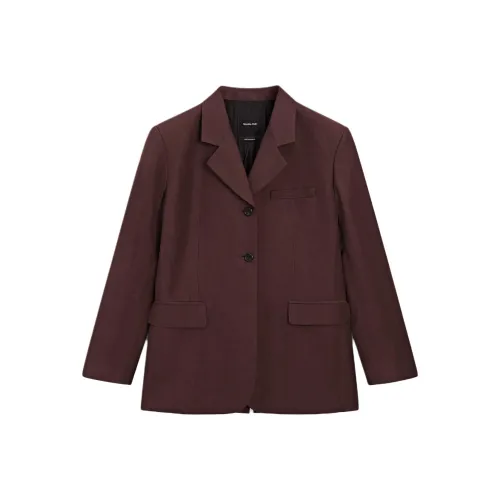 Massimo Dutti Бизнес-костюм женский цвет умбра красный