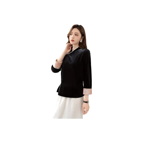 Like The Age Of Water Осенний Зимний Свитшот Стандартный Женский Черный