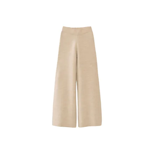 Lauren Manoogian FW24 DOUBLE KNIT FLARE Брюки Повседневные Брюки Женские ECRU Natural