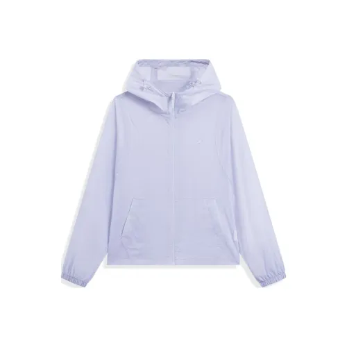 XTEP Тренчкот Женский Прозрачный Фиолетовый