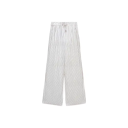 INSUN Повседневные брюки Женские Кремовый белый