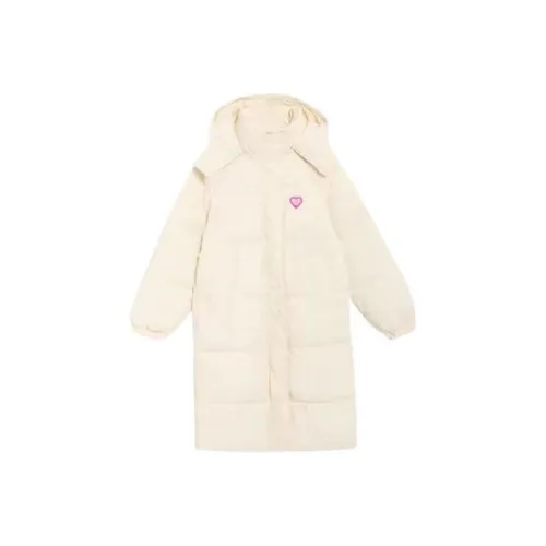 COVT Хлопковый пуховик женский желтый длинный