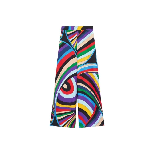 EMILIO PUCCI Фиолетовые Женские Повседневные Брюки