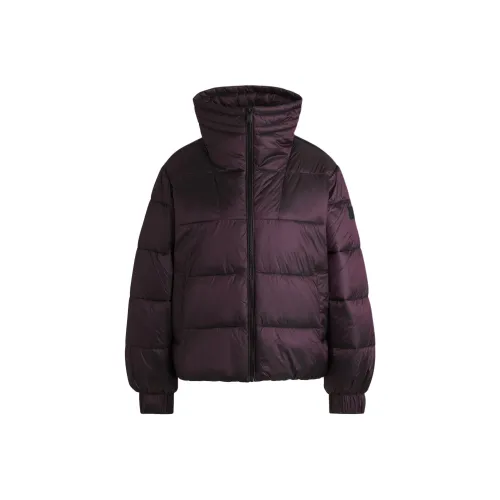 Hugo Boss FW24 Хлопковый пуховик женский темно-фиолетовый