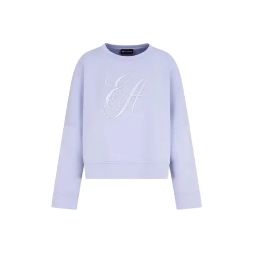 EMPORIO ARMANI Толстовка Женская Фиолетовая