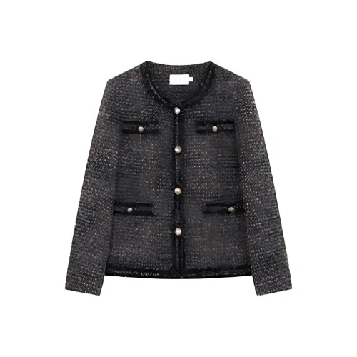 Mo Han Yi Mei Хлопковый пуховик женский серый черный