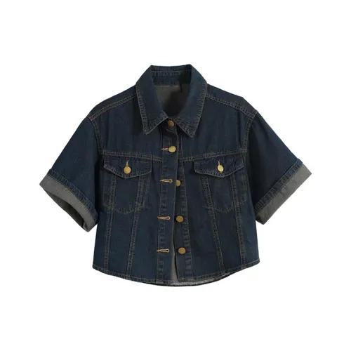 LWLG Blue Женские джинсовые куртки