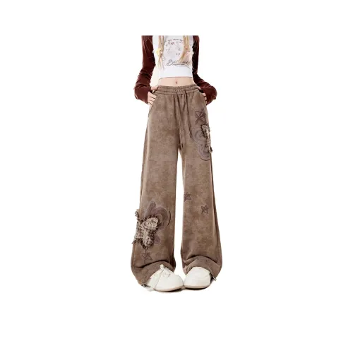 ZIRANSE Повседневные брюки Женские Кофе