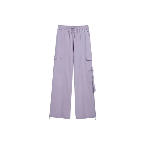 PZGE Повседневные брюки Женские Фиолетовые