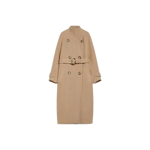 SportMax Коричневое Женское Пальто