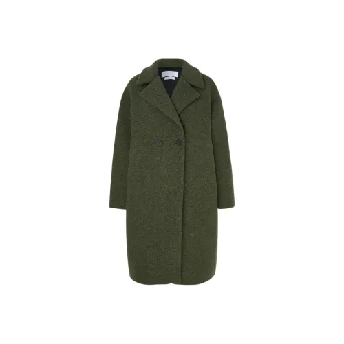 HARRIS WHARF LONDON Пальто Женское Зеленое