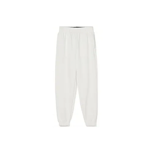 LACOSTE Collaboration Повседневные брюки Женские Белые