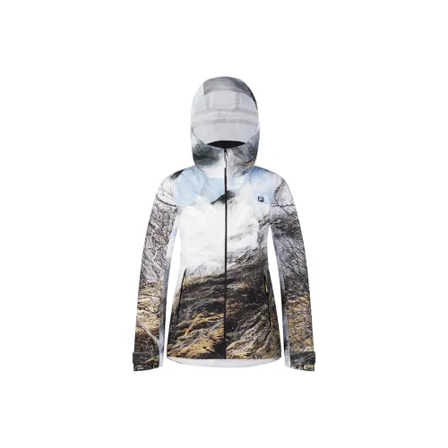 FILA AthleticsEXPLORER Ветрозащитный и Устойчивый к Износу Ветровка Женская Многоцветная