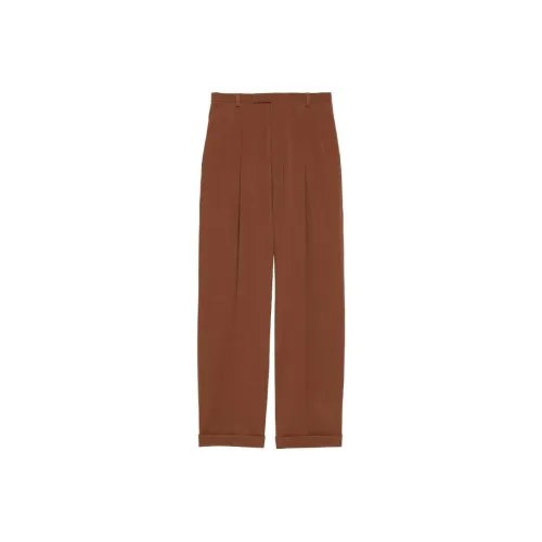 GUCCI Хаки Женские Повседневные Брюки