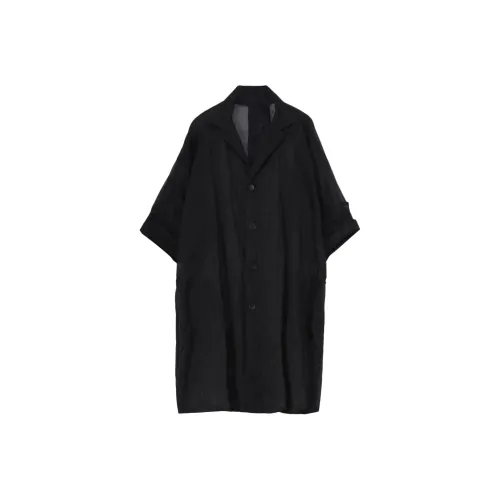 Yohji Yamamoto Femme SS25 Пальто Женское Черное