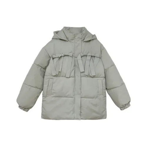 Icicofficial Пуховая куртка Женская Серого цвета