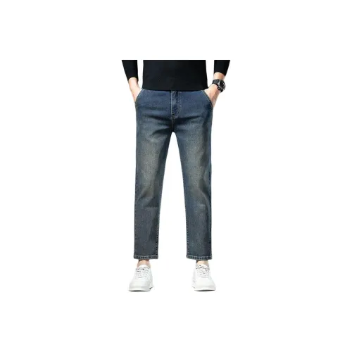 BAOMIKA 2455 9 Винтажный синий Унисекс Джинсы