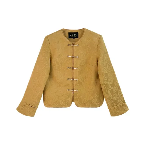 JK JS Cropped Coat Women's Sunset Yellow JK JS Укороченное пальто женское цвет закатный желтый