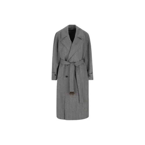 Loro Piana Серое Женское Пальто