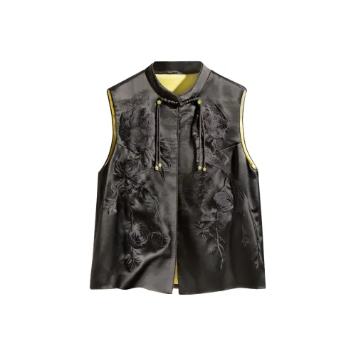 SIBAISHE Черные Женские Жилеты