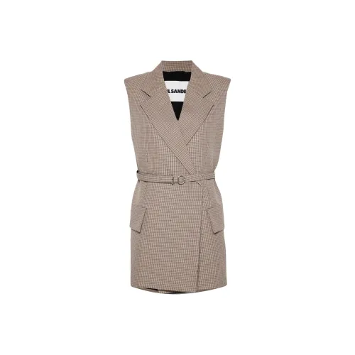 JIL SANDER SS24 Жилет Женские Светлый Бежевый