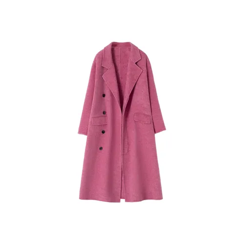 SOON FLOWER Весна Пальто Женское Розовый Красный