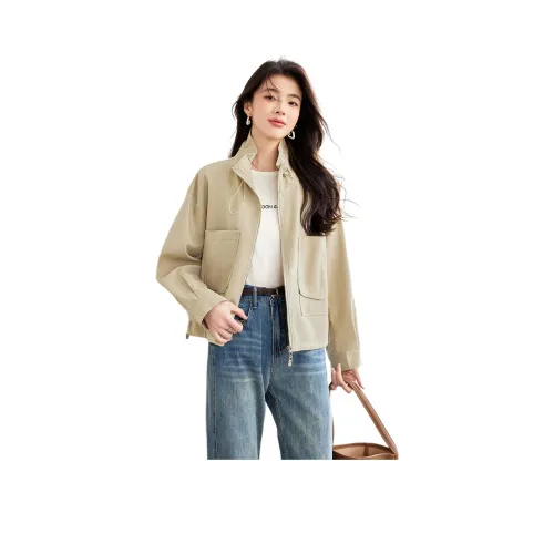 Like The Age Of Water Тренчкот Женский Хаки