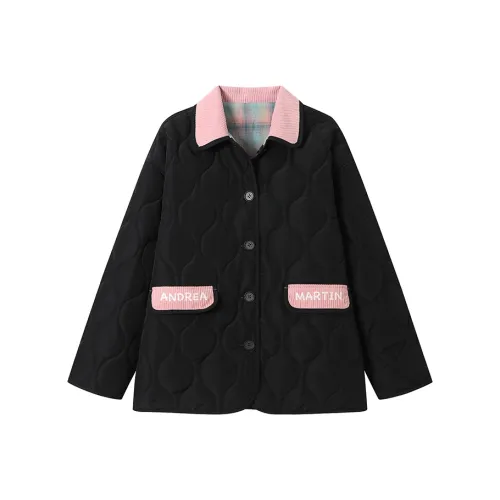 ANDREA MARTIN Пуховик Женский Черный