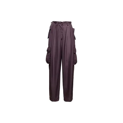 DRIES VAN NOTEN Фиолетовые Женские Повседневные Брюки