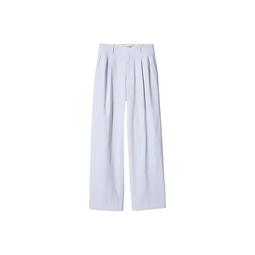 UNIQLO X Ines de la Fressange Светло-серые Женские Повседневные Брюки