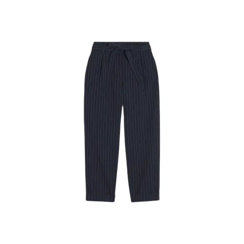 Maison Kitsune SS25 Повседневные брюки Женские Сланцево-серый