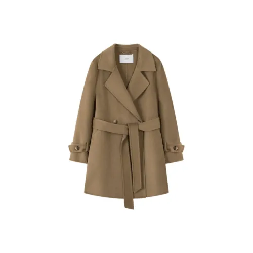 XWI Прохладное Верблюжье Женское Пальто