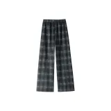 Чёрный, клетка, утолщённый и с флисовой подкладкой