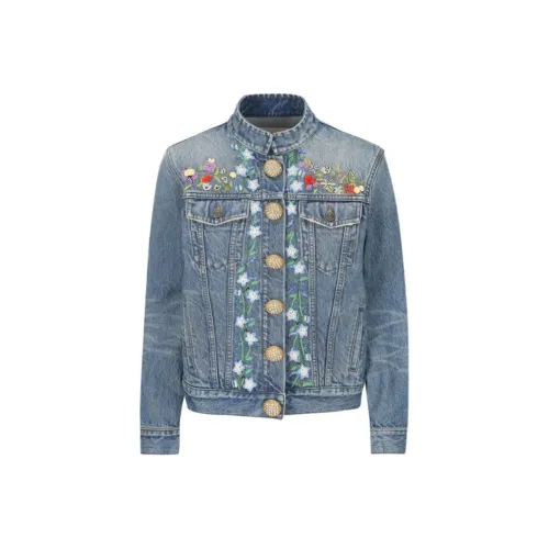 Valentino Denim Jacket Women's Blue Валиентино Деним Куртка Женская Синяя