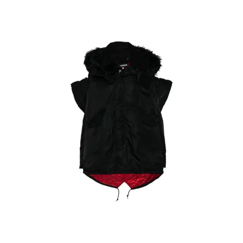 JUNYA WATANABE совместный бренд Хлопковый пуховик Женский Черный